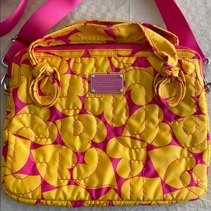 Marc by Marc Jacobs Laptop Bag Yellow & Pink